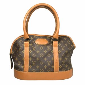 【1円～】ルイヴィトン LOUIS VUITTON バッグ ハンドバッグ ヴィンテージ1970年代 レザー ブラウン USA製 中古