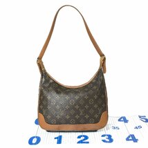 【1円～】ルイヴィトン LOUIS VUITTON バッグ ショルダーバッグ タロンジップ ブローニュ モノグラム レザー ブラウン USA製 中古_画像4