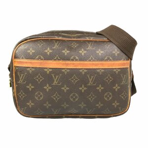 【1円～】ルイヴィトン LOUIS VUITTON バッグ ショルダーバッグ リポーターPM M45254 SP0091 モノグラム PVC レザー ブラウン 中古