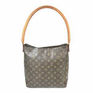 【1円～】ルイヴィトン LOUIS VUITTON バッグ ショルダーバッグ ルーピングGM M51145 LM1010 レザー ブラウン 中古