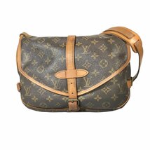 【1円～】ルイヴィトン LOUIS VUITTON バッグ ショルダーバッグ ソミュール30 モノグラム M42256 AR0941 ブラウン レザー 中古_画像1