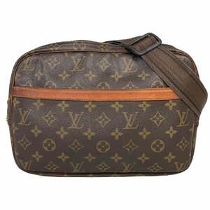 【1円～】ルイヴィトン LOUIS VUITTON バッグ ショルダーバッグ リポーターPM M45254 SP0975 モノグラム PVC レザー ブラウン 中古