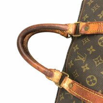 【1円～】ルイヴィトン Louis Vuitton バッグ ボストンバッグ モノグラム キーポル55 M41424 SD822 ブラウン レザー 中古　_画像5