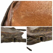 【1円～】ルイヴィトン Louis Vuitton バッグ ショルダーバッグ モノグラム ダヌーブGM 旧型 M45262 ブラウン レザー 中古　_画像7