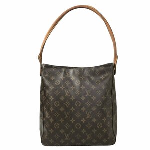 1円～ ルイヴィトン LOUIS VUITTON バッグ ショルダーバッグ ルーピングGM M51145 LM1011 レザー ブラウン 中古