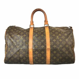 1円～ ルイヴィトン LOUIS VUITTON バッグ ボストンバッグ キーポル45 モノグラム M41428 SD レザー ブラウン 中古