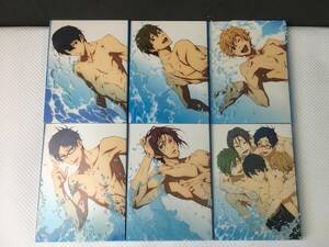 diP103* 送料無料 アニメ Free！ BD vol.1-vol.6 セット 6枚組 ※スリーブケースにスレ傷有