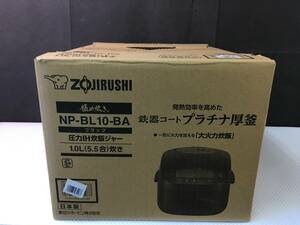 siP149# 送料無料 未使用 象印 圧力IH炊飯ジャー 極め炊き NP-BL10-BA ブラック 1.0L 5.5合炊き 炊飯器 ZOJIRUSHI