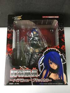 okP62 送料無料 関羽雲長 メイド服 ブラックカラー 一騎当千 XTREME XECUTOR 1/7スケール グリフォンエンタープライズ ※外箱ダメージ有