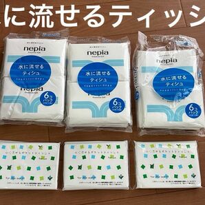 水に流せる ポケットティッシュ全19個 まとめ売り