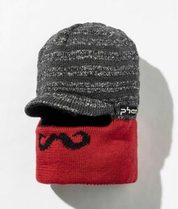 【新品未使用】phoenix/子供用スキーウェア ニットキャップ Trick 2-way Boy's Brim Watch Cap