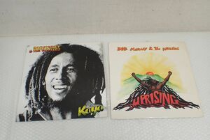 TK092-80　④LPレコード　ボブマーリー Bob Marley & The Wailers「Kaya」422-846 209-1、BOB MARLEY & THE WAILERS 「UPRISING」90036-1