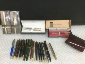 D443-60【ボールペン 筆記具まとめ】PARKER(パーカー)/Fisher Space pen/cross(クロス)/australia/ジバンシィ/プラチナム/waterman/t