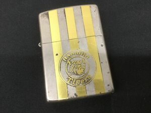 D538-60-M ZIPPO(ジッポー)阪神タイガース HANSHIN Tigers ゴールドストライプカラー 1993年/t