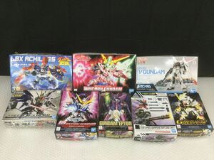 DYS136-100【未組立保管品8点まとめ】SD BB戦士 ガンプラ RX-0/ダンボール戦機 LBXアキレス/ディスティニー/RX-93/OZ-13MS エピオン/他t