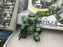 DYS167-60【ガンプラ一部完成品 2点まとめ】SDガンダム BB戦士/クロスシルエット ザク2/MS-06S ザクⅡ Ｓ型 プラモデル/箱付きt_画像3