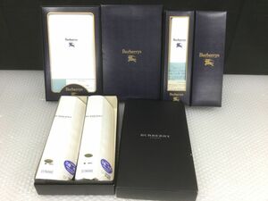 DYS183-80【未開封保管品3点まとめ】バーバリー(BURBERRY)LONDON ロンドン ワイシャツ仕立て生地 シャツ生地 チェック柄 布地 綿100％/t