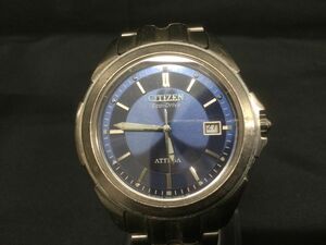 D581-60-M【動作確認済み】CITIZEN(シチズン)腕時計 ATTESA Eco-Drive アテッサ エコドライブ F810-T002609 ソーラー メンズ腕時計/t