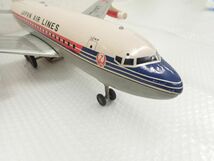 D667-160　当時物・レア　野村トーイ ブリキ 飛行機 日本航空 JAL8001 DC-8　中古現状品　直接引き取り歓迎_画像9