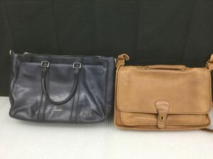 YS232-120【COACHバッグ2点まとめ】 オールドコーチ 2way ショルダーバッグ/ターンロック 書類かばん レザー/メトロポリタン/メンズt