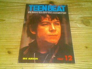 TEEN BEAT ティ－ンビート；1967年12月号；ビートルズ：ポール・マッカートニー：ラスカルズ：アニマルズ