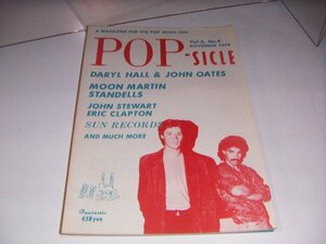 POP-SICLE ポップシクル 木崎義二：1979/11月 / November：ホール＆オーツ：ジョン・ムーン・マーティン