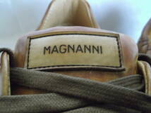 新品 MAGNANNI　マグナーニ　イントレチャート　スニーカー　EU39/UK6.5　ブラウン　スペイン_画像4
