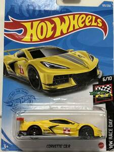 HOTWHEELS CORVETTE C8.R ホットウィール コルベット C8.R イエロー ミニカー