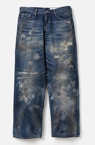 新品 未使用 24SS NEIGHBORHOOD SAVAGE DENIM DP WIDE PANTS INDIGO L ネイバーフッド インディゴ Lサイズ サベージ デニム