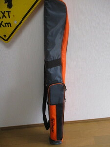 ■セミハード ロッドケース 122cm グレーｘオレンジ