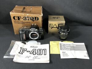 2/3a13 カメラ レンズ 2点 Nikon F-401 QUARTZ DATE Zoom-Nikkor 35〜70mm 1:3.3〜1:4.5 ニコン フィルムカメラ 一眼レフ 本体 ボディ 