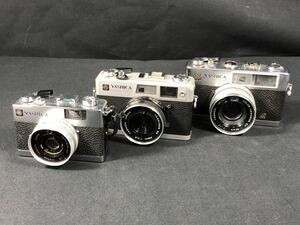 2/3a27 カメラ 現状品 3点 YASHICA ELECTRO 35 MC FC GL ヤシカ エレクトロ35 フィルムカメラ レンジファインダー 動作未確認