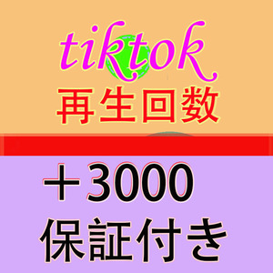 【おまけ Tiktok 再生回数 3000 ティックトック 動画 再生数 】YouTube Tiktok 自動増加ツール インスタ フォロワー チャンネル登録者数