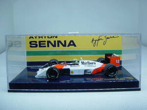 送料300円～ MINICHAMPS 1/43 McLaren MP4-4 1988 #12 A.SENNA マクラーレン セナ HONDA タバコデカール Marlboro マルボロ仕様