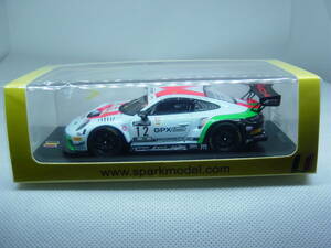 送料350円～ spark 1/43 Porsche 911 GT3R GPX Racing 4th 24H Spa 2020 #12 M.Campbell/P.Pilet/M.Jaminet ポルシェ スパ Gulf ガルフ