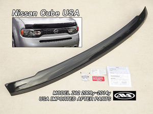  Cube Z12[NISSAN] Nissan CUBE after market hood protector Aeroskin(AVS)/USDM North America specification bug guard abroad air deflector USAbag shield 