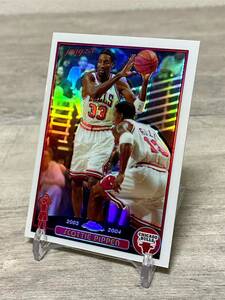 ★Scottie Pippen★人気シリーズ・リフラクター★2003-04 Topps Chrome Refractor #49【 スコッティ・ピッペン 】シカゴ・ブルズ