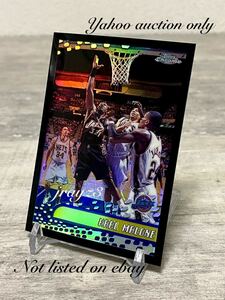 ★Karl Malone★初代シリアルナンバー！50枚限定 ブラックリフラクター★2001-02 Topps Chrome Black Refractor【 カール・マローン 】