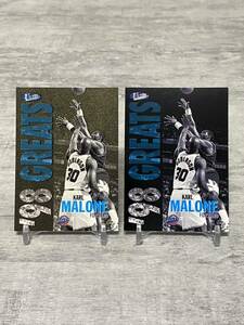 ★Karl Malone★サブセット・２枚セット★1997-98 Fleer Ultra Gold Medallion #262G & 262【 カール・マローン 】Utah Jazz 