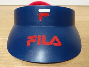 希少 80年代 ビンテージ FILA フィラ サンバイザー 帽子 テニス レトロ 昭和 当時物