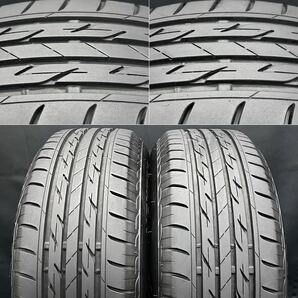 22年製8～9分山★ブリヂストン NEXTRY 195/65R15＆美品トヨタ用アルミ 4本 240221-S4 プリウス カローラツーリング/5H 100*検:純正ホイールの画像3