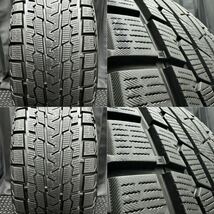 22年製深溝美品★ヨコハマ iceGUARD SUV G075 265/60R18&トヨタ用アルミ 4本 B240206-B4 プラド ハイラックス/6H 139.7純正スタッドレス*黒_画像2