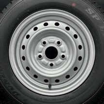 8.5～9分山美品★DUNLOP SP LT30A 165/80R14 97/95N LT＆現行タウンエースバン純正ホイール 4本 240213-S3 5J +50 5H 114.3/14インチトヨタ_画像5