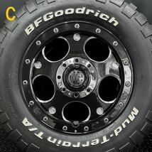 BFグッドリッチ Mud-TerrainT/A KM2 LT265/70R17&MYRTLE GEAR DEMON 4本 改S240325-B1 JK JLラングラー/5H 114.3*127マルチホイール*マッド_画像4