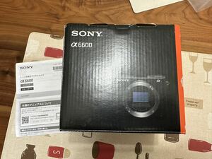 ソニー　SONY α6600 ILCE-6600　元箱　マニュアルのみ　、 カメラ無し