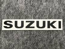 ◆SUZUKI リアエンブレム ステッカー◆マットブラック◆ジムニー＆シエラ◆JB23/JB43/JB64/JB74◆シール◆スズキ◆バックドアエンブレム_画像3