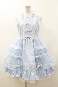 Angelic Pretty / Candyストライプリボンワンピース H-23-09-11-102h-1-OP-AP-L-NS-ZH-R