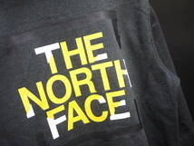 海外限定 L/THE NORTH FACE ノースフェイス グラフィック ロゴ 上質 裏起毛 スウェット パーカー ダークグレー / NOV GRAPHIC_画像3