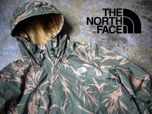 新品 日本未発売 M/ノースフェイス DRYVENT 防水 ナイロン ジャケット カモフラ柄 / THE NORTH FACE ANTORA RAIN HOODIE