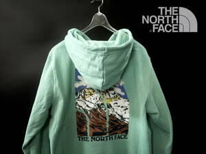 2022-23最新 新品 M/THE NORTH FACE ノースフェイス 裏起毛 バックプリント スウェット パーカー GI HOODIE WASABI